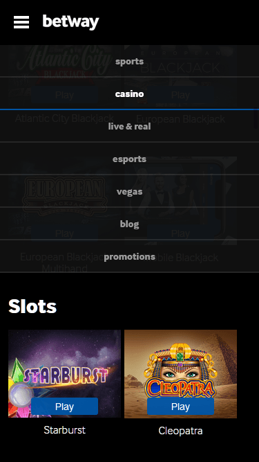 Betway Casino App