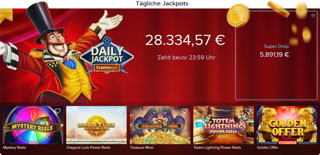 CasinoEuro Jackpots