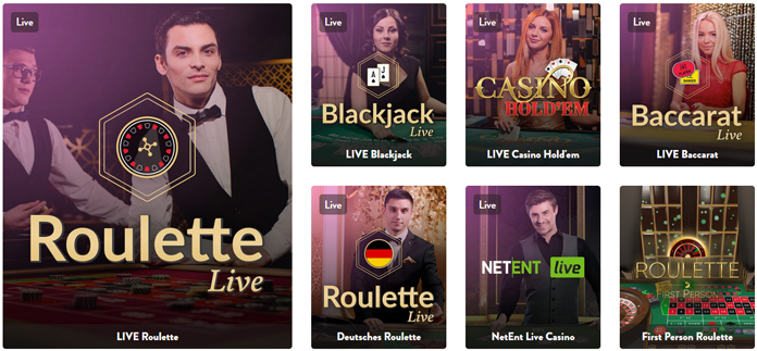 dunder live casino