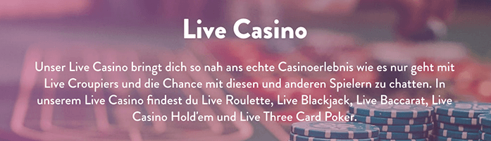 Dunder Live Casino Banner