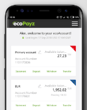 ecoPayz App