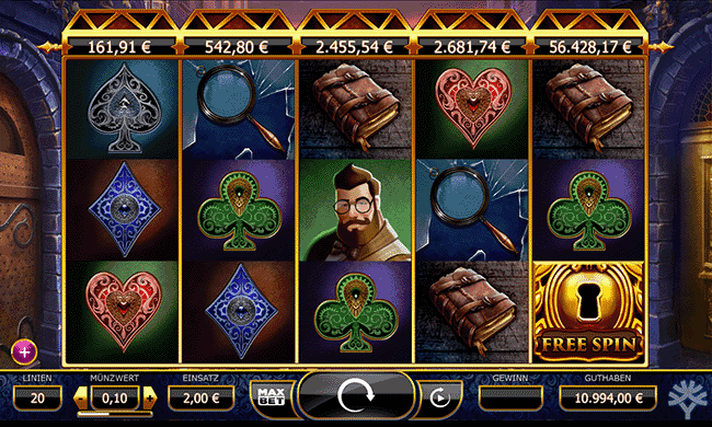 Holmes and the Stolen Stones Slot