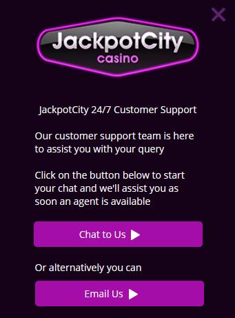 Jackpot City Casino Support