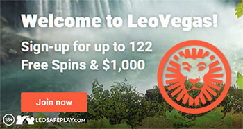 Get 122 Free Spins & $1,000