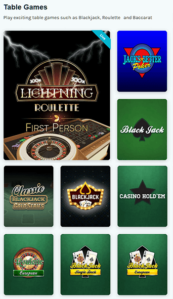 Play Classical Casino Games