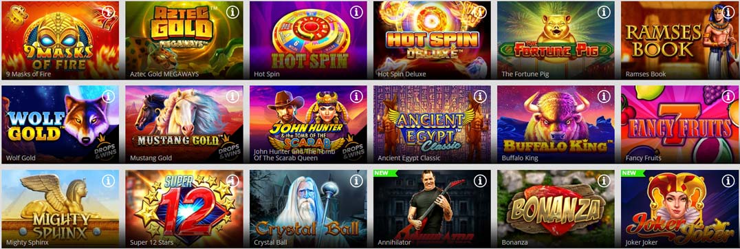 Magic Red Casino games