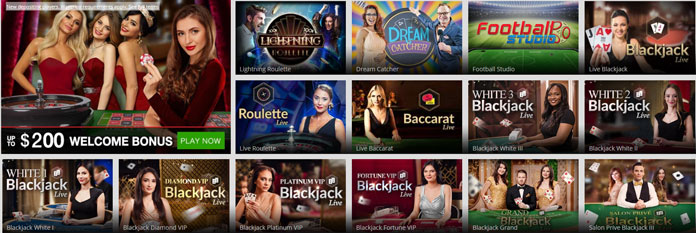 Magic Red live casino