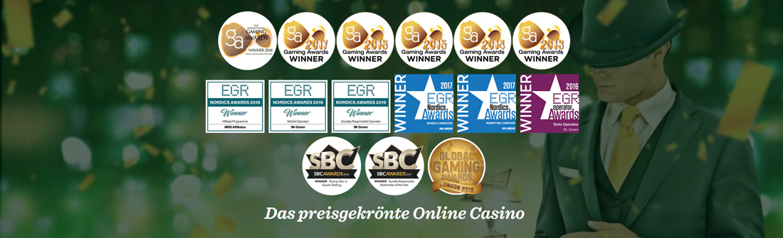 Mr Green Casino Auszeichnungen