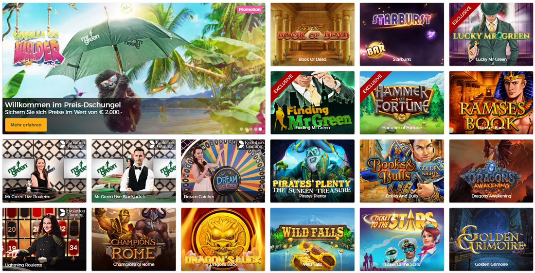 Mr Green Casino Kostenlos Spielen  Casino-Spiele.Com