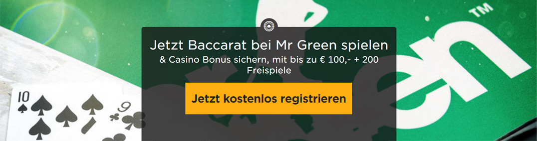 MrGreen Baccarat Banner