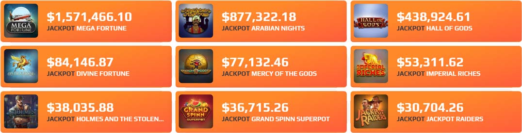 NetBet Jackpots