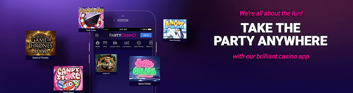 Party Casino Mobile Banner