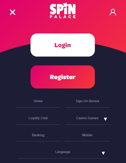 Spin Palace Login