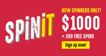 SIgn up for $1,000 + 200 Free Spins